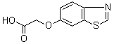 结构式 CAS# 273939-87-0, 2-(6-苯并噻唑基氧基)乙酸