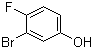 3-Bromo-4-fluorophenol molecular structure (CAS 27407-11-0)