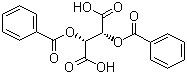 Dibenzoyl-L-tartaric acid molecular structure (CAS 2743-38-6)