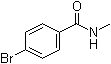 结构式 CAS# 27466-83-7, 4-溴-N-甲基苯甲酰胺