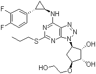 Ticagrelor molecular structure (CAS 274693-27-5)