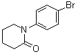 1-(4-溴苯基)-2-哌啶酮分子结构 (CAS 27471-43-8)