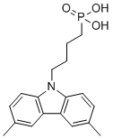 structure of CAS# 2747959-96-0, [4-(3,6-Dimethyl-9H-carbazol-9-yl)butyl]phosphonic acid;Me-4PACz