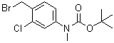 [4-(Bromomethyl)-3-chlorophenyl]methylcarbamic acid 1,1-dimethylethyl ester molecular structure (CAS 275384-33-3)