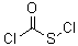 structure of CAS# 2757-23-5, Chlorosulfenylcarbonyl chloride;(Chloroformyl)sulfur chloride; (Chlorothio)formyl chloride; 1-(Chlorothio)formyl chloride; Chloroformylsulfenyl chloride