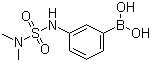 3-((二甲基氨基磺酰基)氨基)苯硼酸分子结构 (CAS 277295-50-8)