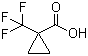 1-(Trifluoromethyl)cyclopropane-1-carboxylicacid molecular structure (CAS 277756-46-4)