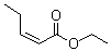 (Z)-2-Pentenoic acid ethyl ester molecular structure (CAS 27805-84-1)