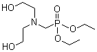 Diethyl bis(2-hydroxyethyl)aminomethylphosphonate molecular structure (CAS 2781-11-5)