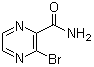 结构式 CAS# 27825-22-5, 3-溴吡嗪甲酰胺