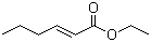 Ethyl (E)-hex-2-enoate molecular structure (CAS 27829-72-7)