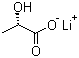 structure of CAS# 27848-80-2, Lithium L-lactate;Lithium L(+)-lactate; (S)-2-Hydroxypropionic acid lithium salt