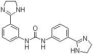 结构式 CAS# 27885-92-3, 双咪苯脲; N,N'-二(3-(4,5-二氢-1H-咪唑-2-基)苯基)脲; 咪多卡