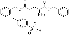 L-谷氨酸双苄酯对甲苯磺酸盐分子结构 (CAS 2791-84-6)