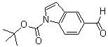 1-(tert-Butoxycarbonyl)indole-5-carboxaldehyde molecular structure (CAS 279256-09-6)