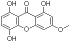 雏菊叶龙胆酮分子结构 (CAS 2798-25-6)