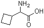 DL-环丁基甘氨酸分子结构 (CAS 28024-69-3)