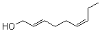 (E,Z)-2,6-壬二烯醇分子结构 (CAS 28069-72-9)