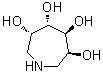 (3S,4S,5S,6S)-Hexahydro-1H-azepine-3,4,5,6-tetrol molecular structure (CAS 280745-41-7)