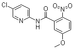 N-(5-Chloro-2-pyridinyl)-5-methoxy-2-nitrobenzamide molecular structure (CAS 280773-16-2)