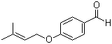 structure of CAS# 28090-12-2, 4'-(3-Methyl-2-butyenyloxy)benzaldehyde;4-Prenyloxybenzaldehyde; 4-[(3-Methyl-2-butenyl)oxy]benzaldehyde