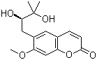 白花前胡醇分子结构 (CAS 28095-18-3)