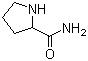 结构式 CAS# 2812-47-7, DL-脯氨酰胺