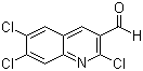 2,6,7-Trichloro-3-quinolinecarboxaldehyde molecular structure (CAS 281208-97-7)