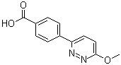 结构式 CAS# 281232-88-0, 4-(6-甲氧基哒嗪-3-基)苯甲酸