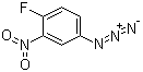 2-硝基-4-叠氮基氟苯分子结构 (CAS 28166-06-5)