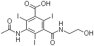 Ioxitalamic acid molecular structure (CAS 28179-44-4)