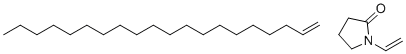 VP/二十碳烯共聚物分子结构 (CAS 28211-18-9)
