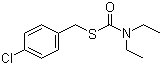 结构式 CAS# 28249-77-6, 杀草丹; 禾草丹; N,N-二乙基硫代氨基甲酸对氯苄酯