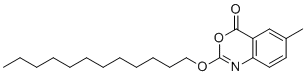 2-(十二烷氧基)-6-甲基-4H-苯并[d][1,3]恶嗪-4-酮分子结构 (CAS 282526-87-8)