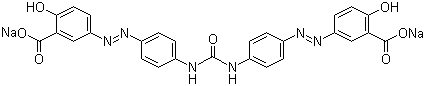 结构式 CAS# 2829-42-7, 直接黄 26