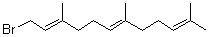 (2E,6E)-1-溴-3,7,11-三甲基-2,6,10-十二碳三烯分子结构 (CAS 28290-41-7)