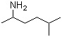 2-Amino-5-methylhexane molecular structure (CAS 28292-43-5)