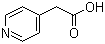 吡啶-4-乙酸分子结构 (CAS 28356-58-3)