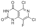 5,7-Dichloro-8-fluoro-1H-pyrido[4,3-D]pyrimidine-2,4-dione molecular structure (CAS 2836267-80-0)