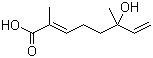 6-Hydroxy-2,6-dimethyl-2,7-octadienoic acid molecular structure (CAS 28420-25-9)
