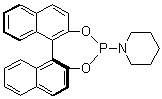 1-(11bS)-联萘并[2,1-d:1',2'-f][1,3,2]二氧磷杂七环-4-基哌啶分子结构 (CAS 284472-79-3)