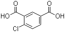 4-氯间苯二甲酸分子结构 (CAS 2845-85-4)