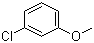 structure of CAS# 2845-89-8, 3-Chloroanisole;1-Chloro-3-methoxybenzene