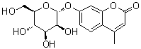 7-(alpha-D-甘露糖基氧基)-4-甲基-2H-1-苯并吡喃-2-酮分子结构 (CAS 28541-83-5)