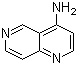 4-氨基-1,6-萘啶分子结构 (CAS 28593-08-0)