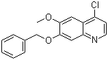 7-Benzyloxy-4-chloro-6-methoxyquinoline molecular structure (CAS 286371-49-1)