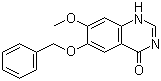 structure of CAS# 286371-64-0, 7-Methoxy-6-benzyloxyquinazolin-4-one;6-Benzyloxy-7-methoxyquinazoline-4-one; 7-Methoxy-6-(phenylmethoxy)-4(1H)-quinazolinone