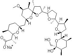 Nigericin sodium salt molecular structure (CAS 28643-80-3)