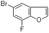 5-Bromo-7-fluorobenzofuran molecular structure (CAS 286836-04-2)