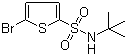 结构式 CAS# 286932-39-6, 5-溴噻吩-2-叔丁基磺酰胺
